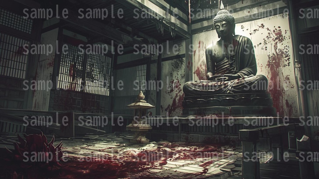 【202枚】和風ホラー背景イラスト/風景画/TRPG/怖い背景画