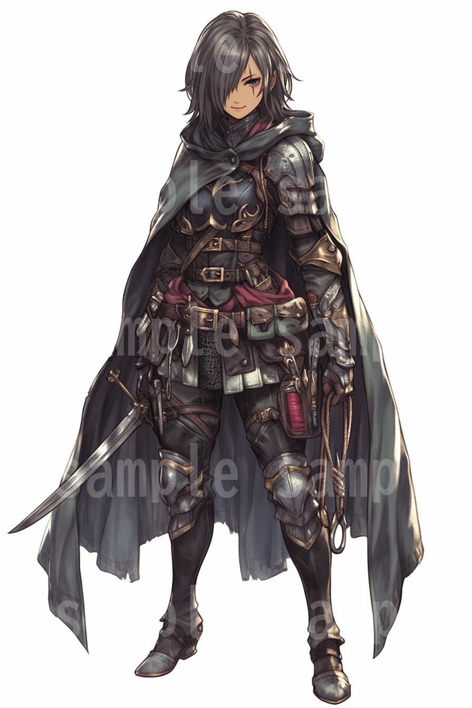 【100枚】RPG職業立ち絵イラスト part1【著作権フリー素材】TRPG