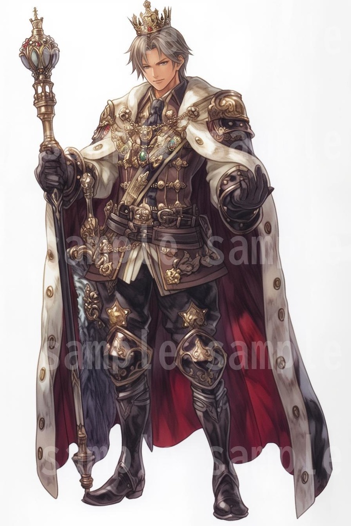 【100枚】RPG職業立ち絵イラスト part1【著作権フリー素材】TRPG