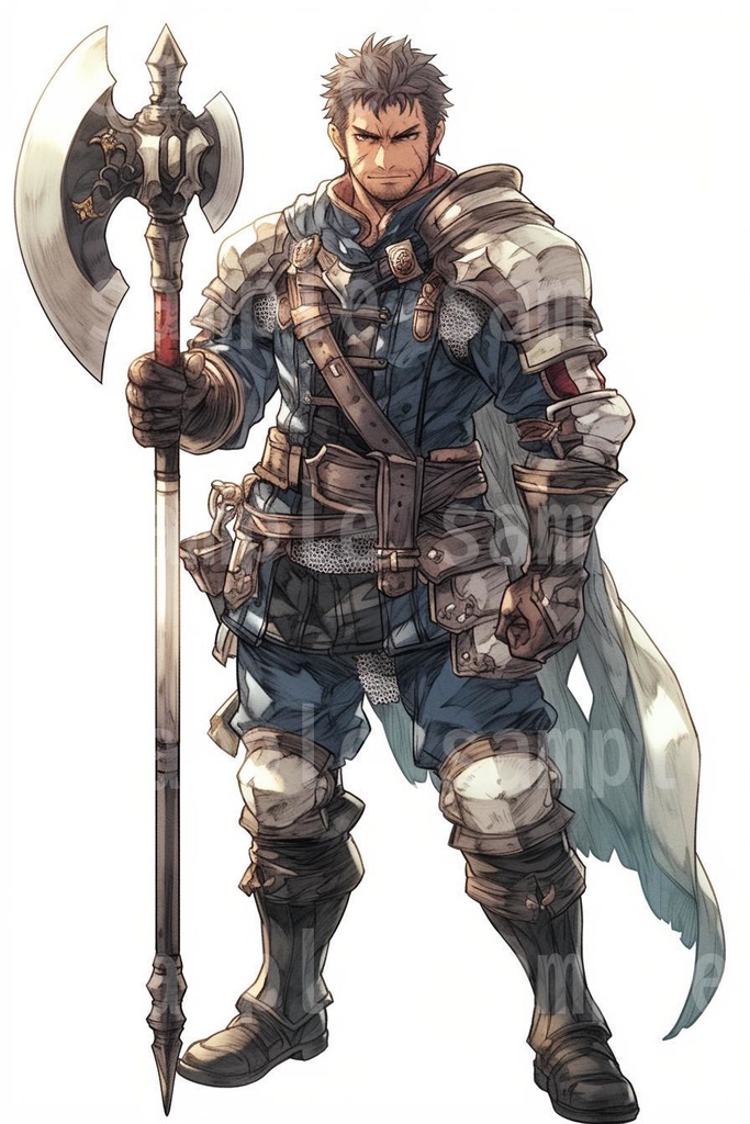 【100枚】RPG職業立ち絵イラスト part1【著作権フリー素材】TRPG