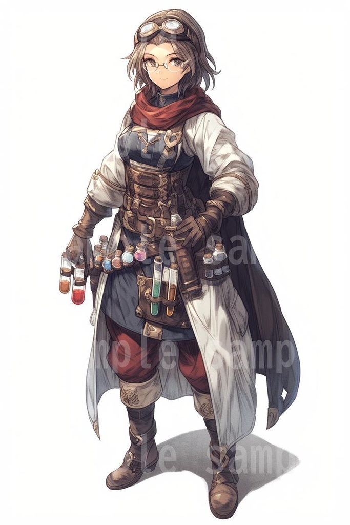 【100枚】RPG職業立ち絵イラスト part1【著作権フリー素材】TRPG