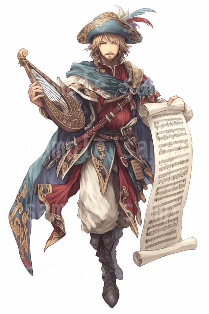 【100枚】RPG職業立ち絵イラスト part1【著作権フリー素材】TRPG