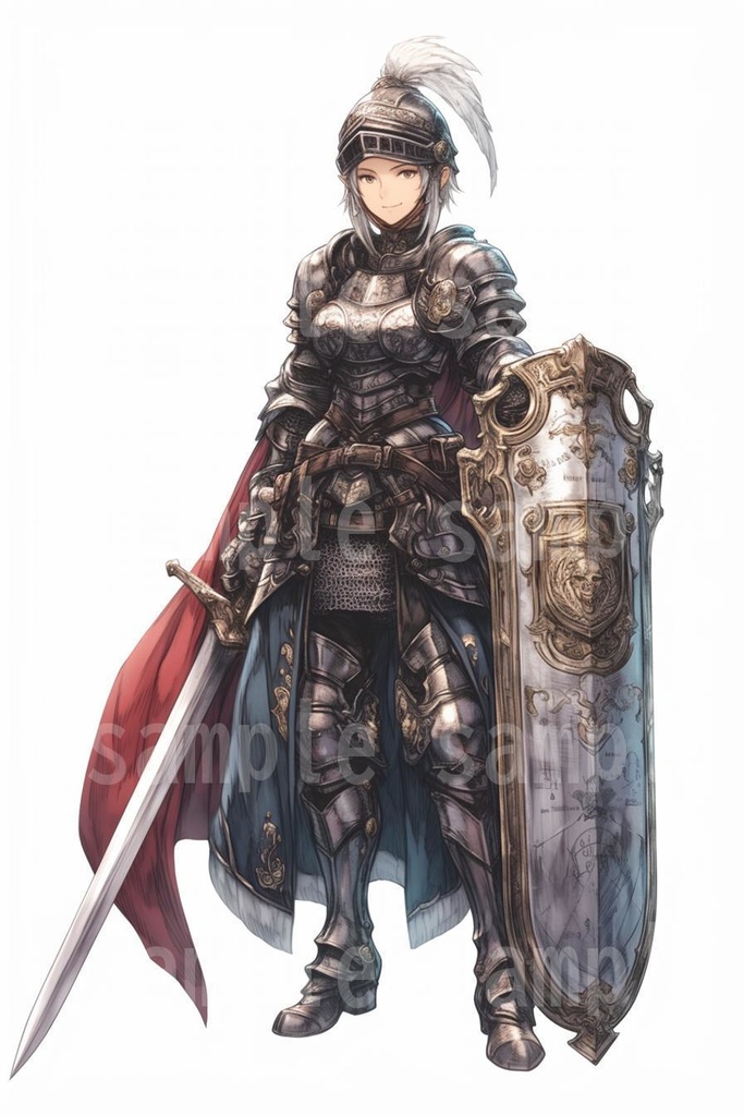 【100枚】RPG職業立ち絵イラスト part1【著作権フリー素材】TRPG