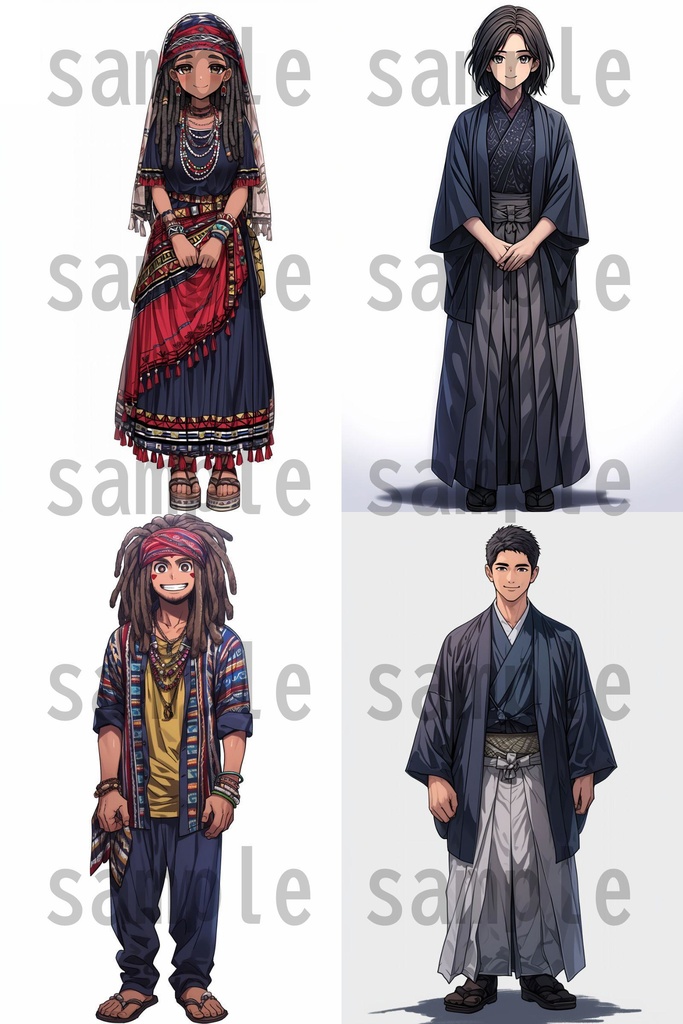 【172枚】現代人立ち絵イラスト【著作権フリー素材】TRPG