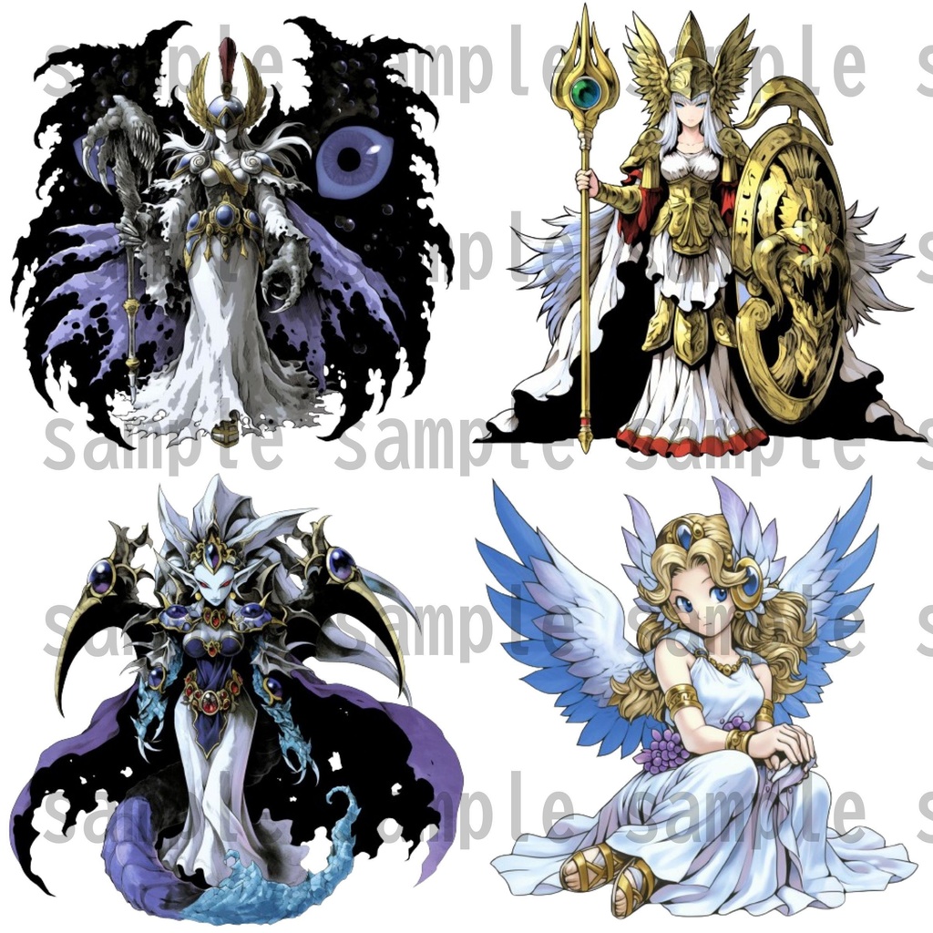 【24枚】オリュンポス十二神 立ち絵イラスト【著作権フリー素材】ボス/敵キャラ/ギリシャ神話/TRPG/RPGツクール