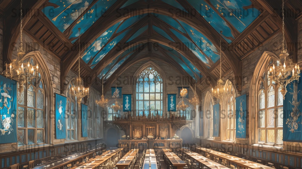 【100枚】魔法学園ファンタジーRPG 背景イラスト集【著作権フリー】