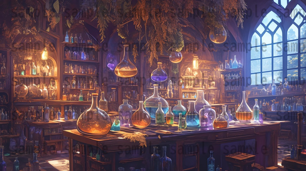 【100枚】魔法学園ファンタジーRPG 背景イラスト集【著作権フリー】