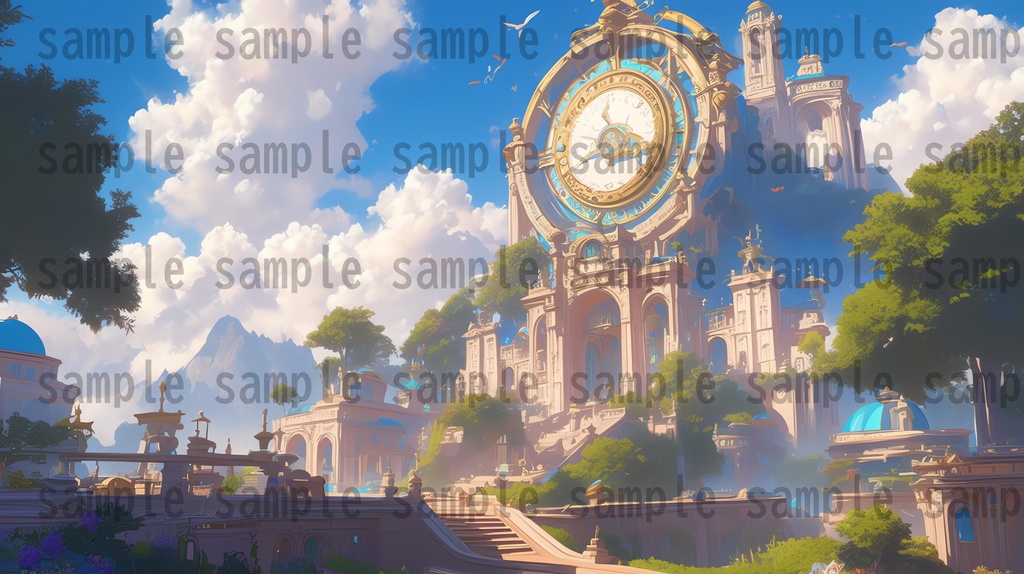 【100枚】魔法学園ファンタジーRPG 背景イラスト集【著作権フリー】