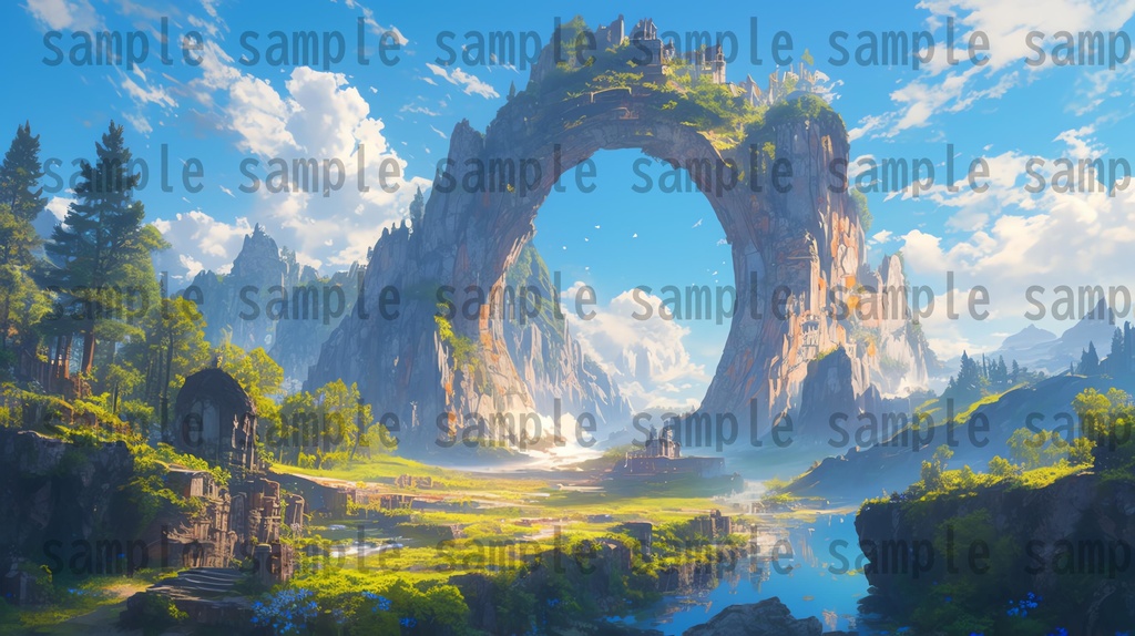 【100枚】魔法学園ファンタジーRPG 背景イラスト集【著作権フリー】