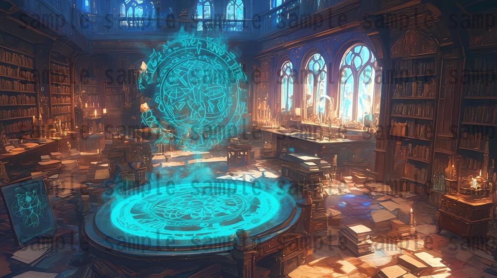 【100枚】魔法学園ファンタジーRPG 背景イラスト集【著作権フリー】