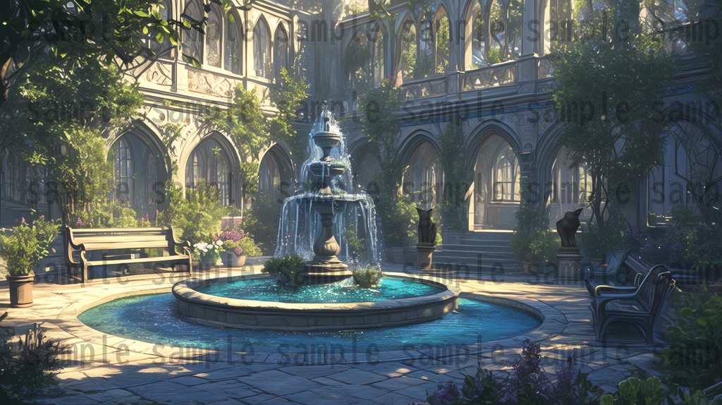 【100枚】魔法学園ファンタジーRPG 背景イラスト集【著作権フリー】