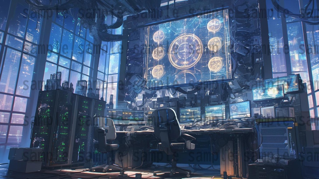 【100枚】アンドロイド研究所 SFファンタジー 背景イラスト集【著作権フリー】