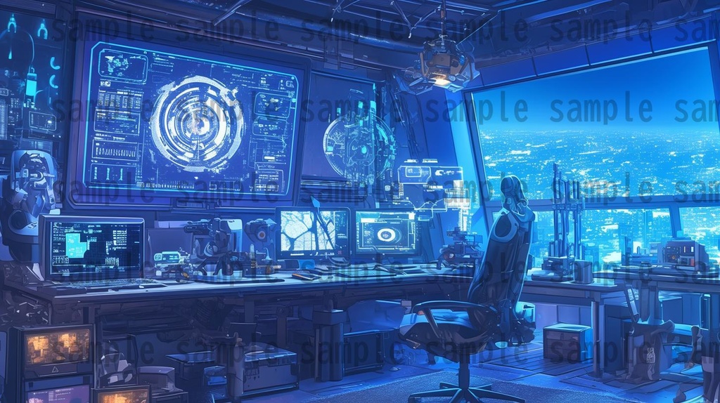 【100枚】アンドロイド研究所 SFファンタジー 背景イラスト集【著作権フリー】