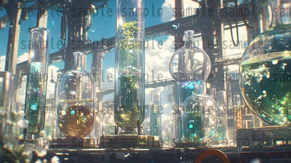 【100枚】アンドロイド研究所 SFファンタジー 背景イラスト集【著作権フリー】