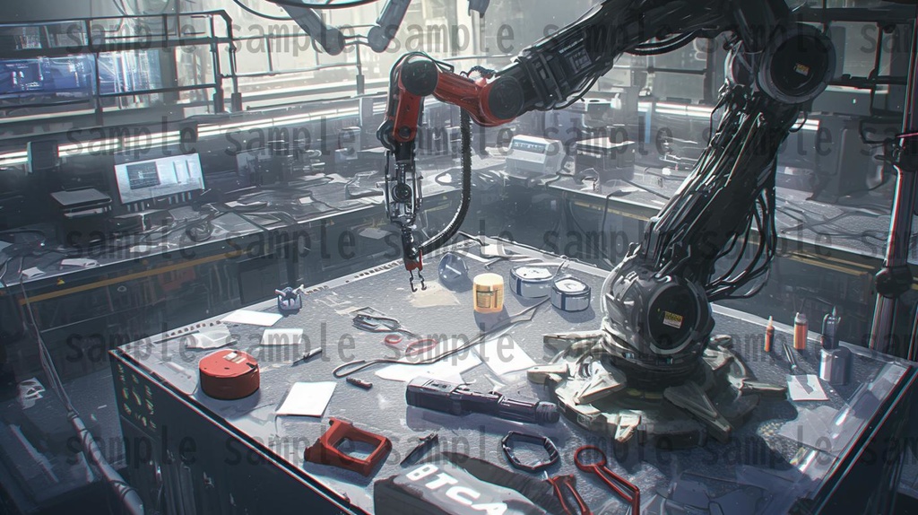 【100枚】アンドロイド研究所 SFファンタジー 背景イラスト集【著作権フリー】