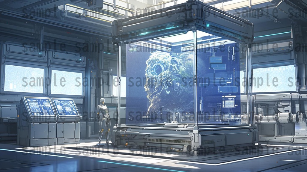 【100枚】アンドロイド研究所 SFファンタジー 背景イラスト集【著作権フリー】