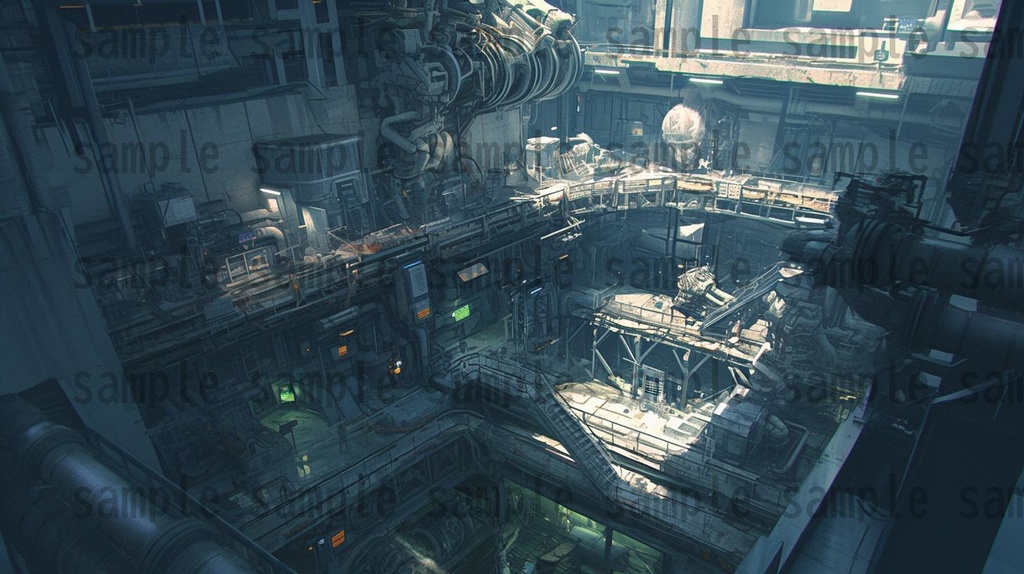 【100枚】アンドロイド研究所 SFファンタジー 背景イラスト集【著作権フリー】