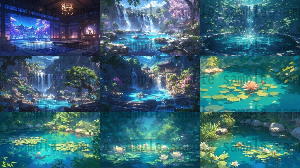 【104枚】和風ファンタジーRPG 背景イラスト集【著作権フリー】