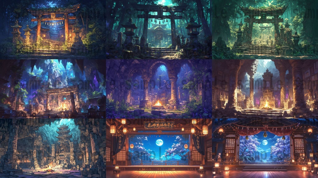 【104枚】和風ファンタジーRPG 背景イラスト集【著作権フリー】