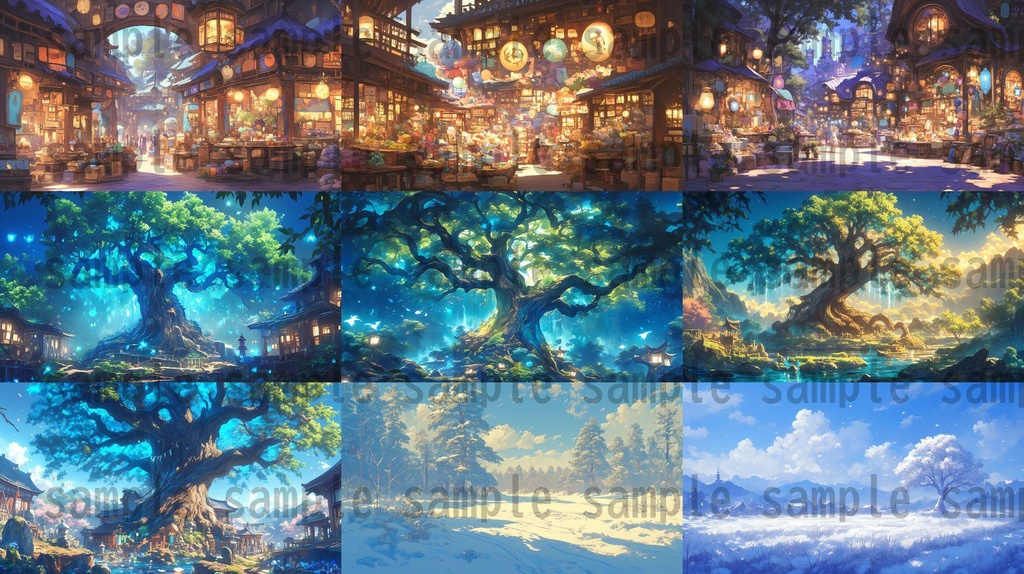 【104枚】和風ファンタジーRPG 背景イラスト集【著作権フリー】