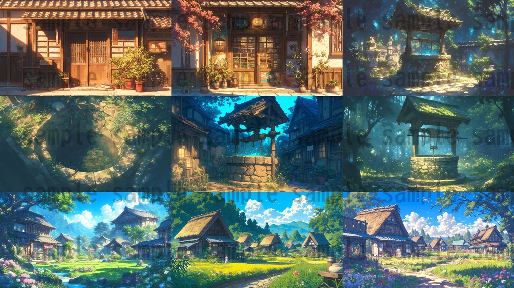 【104枚】和風ファンタジーRPG 背景イラスト集【著作権フリー】