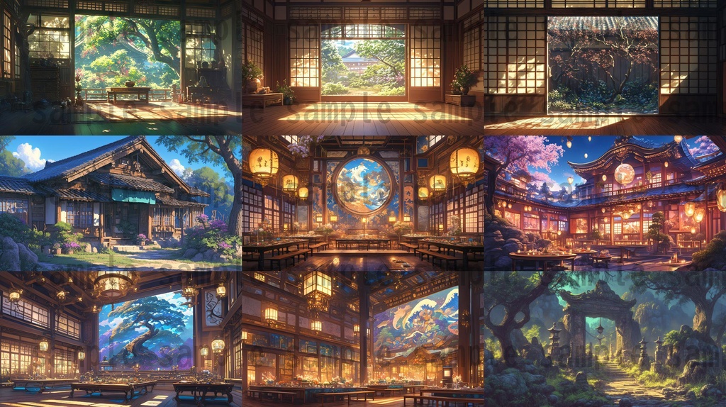 【104枚】和風ファンタジーRPG 背景イラスト集【著作権フリー】