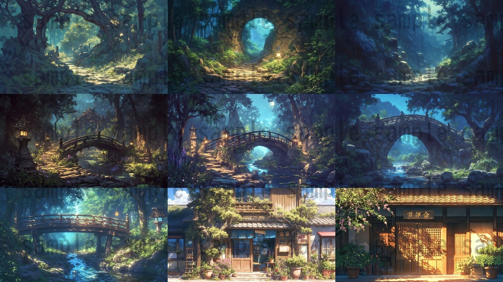 【104枚】和風ファンタジーRPG 背景イラスト集【著作権フリー】