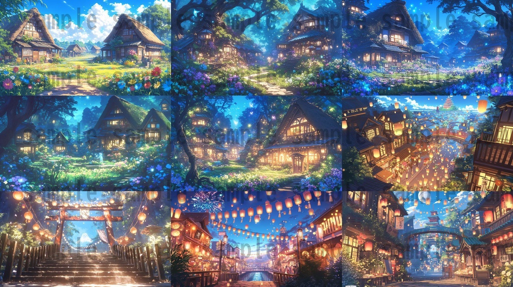 【104枚】和風ファンタジーRPG 背景イラスト集【著作権フリー】