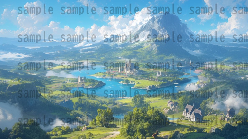 【104枚】王都 背景イラスト集【著作権フリー】ファンタジーRPG