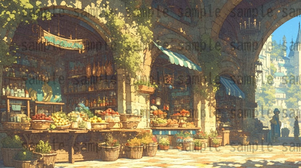 【104枚】王都 背景イラスト集【著作権フリー】ファンタジーRPG