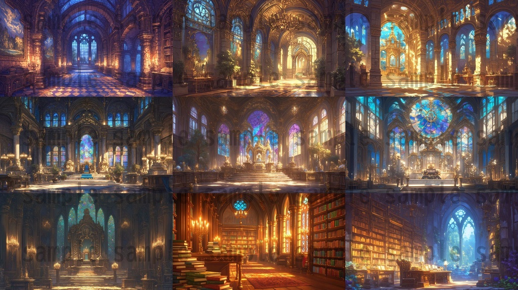 【104枚】王都 背景イラスト集【著作権フリー】ファンタジーRPG