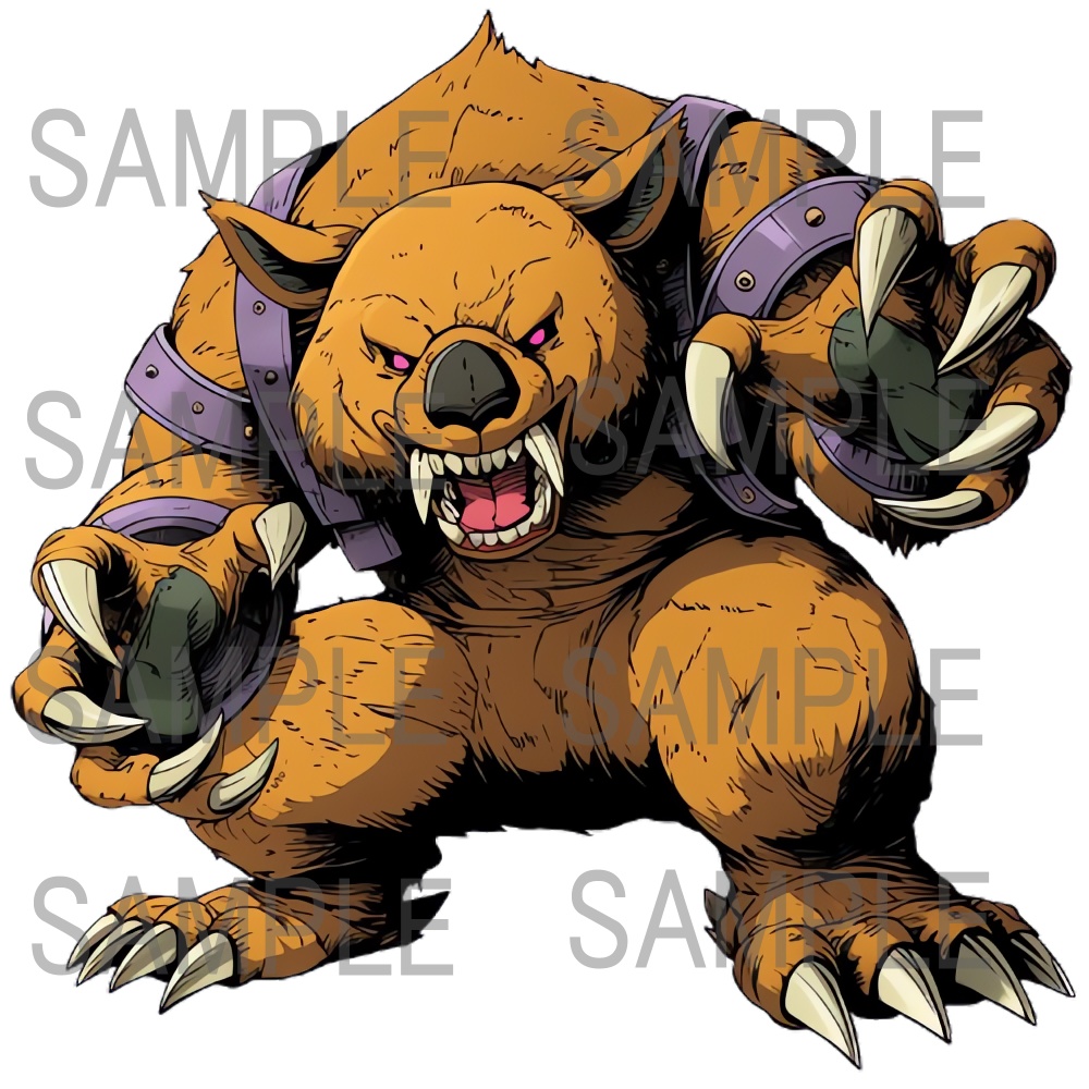 【155種】動物系モンスターイラスト 背景透過/TRPG/ゲーム/RPGツクール/挿絵/アイコン