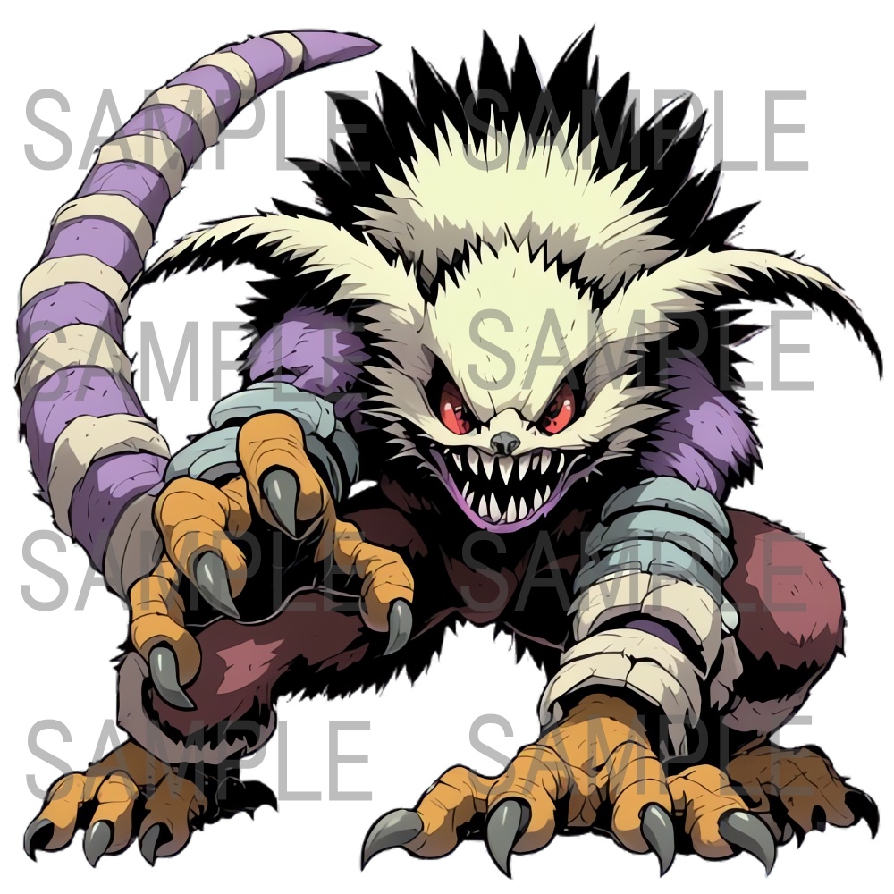 【155種】動物系モンスターイラスト 背景透過/TRPG/ゲーム/RPGツクール/挿絵/アイコン