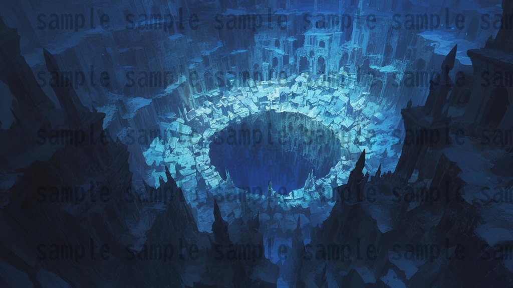 【100枚】異形危険地帯 ファンタジー背景イラスト集【著作権フリー】TRPG/RPG