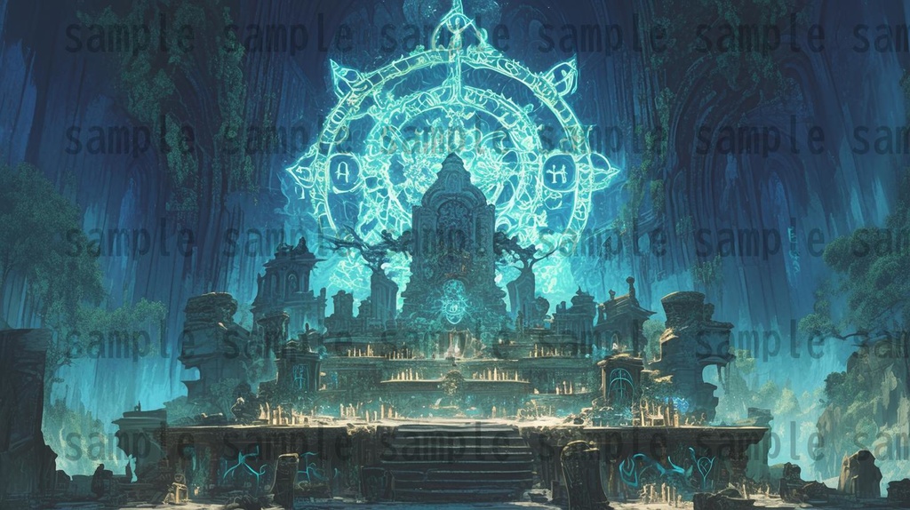 【100枚】異形危険地帯 ファンタジー背景イラスト集【著作権フリー】TRPG/RPG