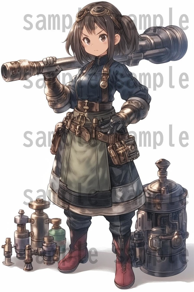 【100枚】RPG職業立ち絵イラスト part2【著作権フリー素材】TRPG