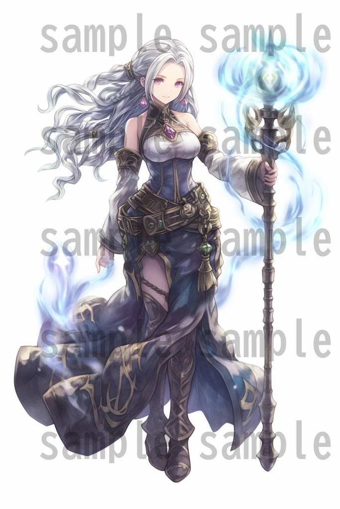 【100枚】RPG職業立ち絵イラスト part2【著作権フリー素材】TRPG