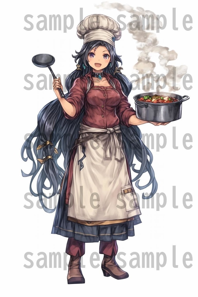 【100枚】RPG職業立ち絵イラスト part2【著作権フリー素材】TRPG