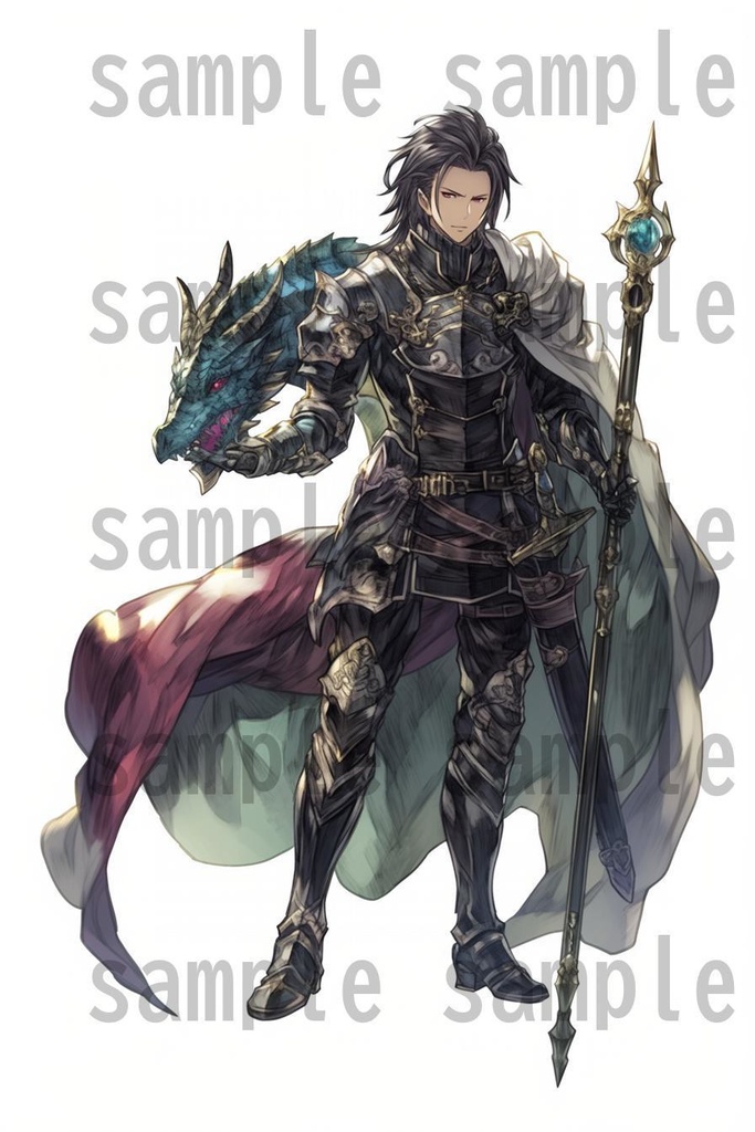 【100枚】RPG職業立ち絵イラスト part2【著作権フリー素材】TRPG