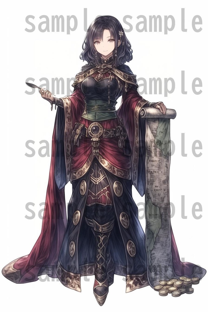 【100枚】RPG職業立ち絵イラスト part2【著作権フリー素材】TRPG