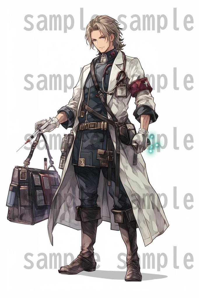 【100枚】RPG職業立ち絵イラスト part2【著作権フリー素材】TRPG