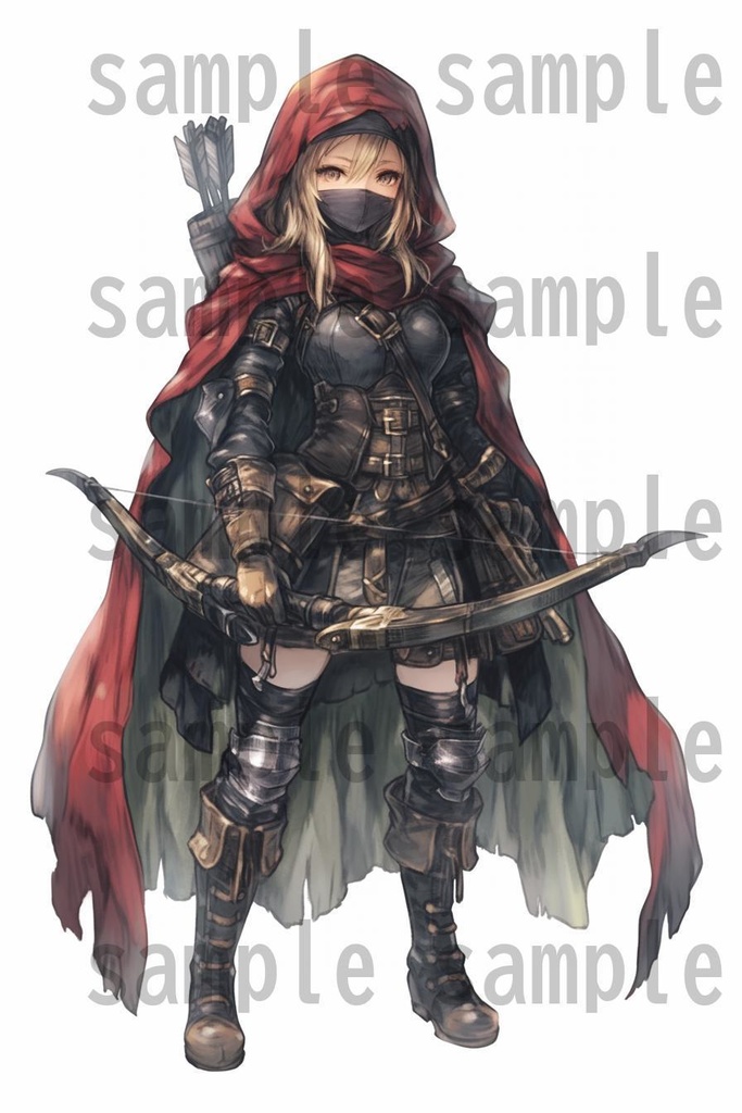 【100枚】RPG職業立ち絵イラスト part2【著作権フリー素材】TRPG