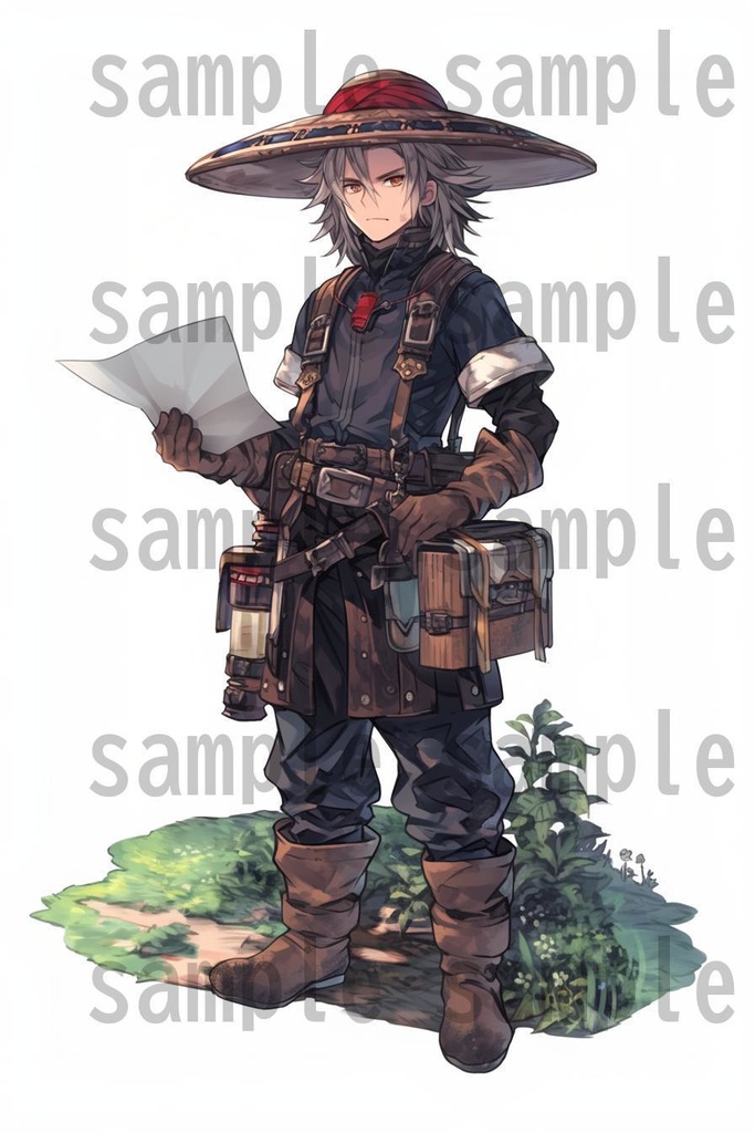 【100枚】RPG職業立ち絵イラスト part2【著作権フリー素材】TRPG