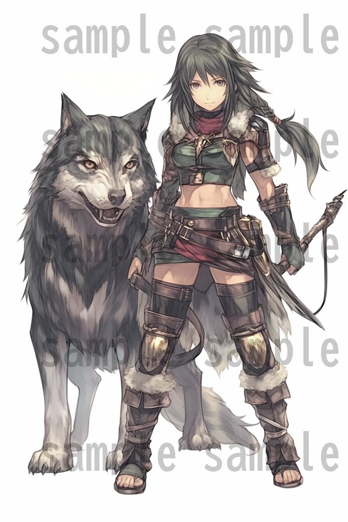 【100枚】RPG職業立ち絵イラスト part2【著作権フリー素材】TRPG