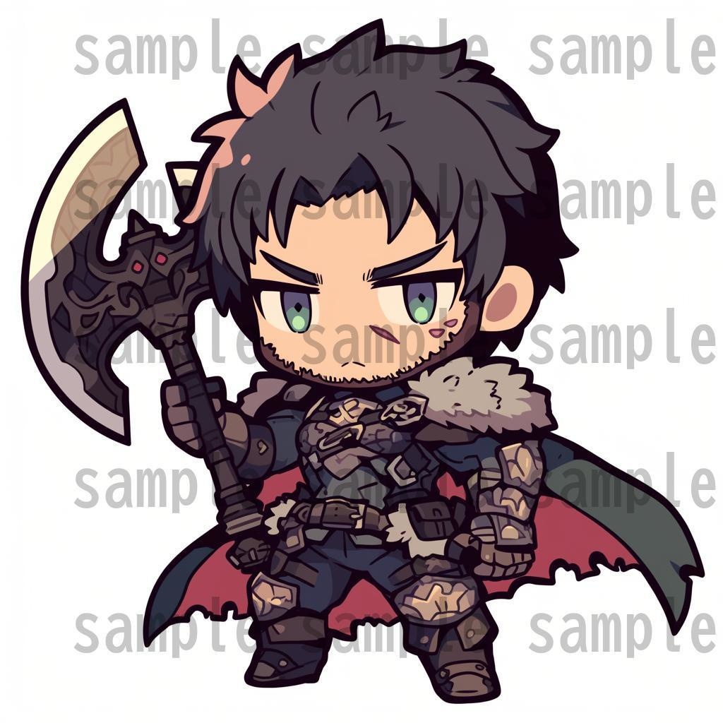 【92枚】RPG職業・ちびキャラ立ち絵イラスト/SDキャラ/二頭身【著作権フリー素材】TRPG