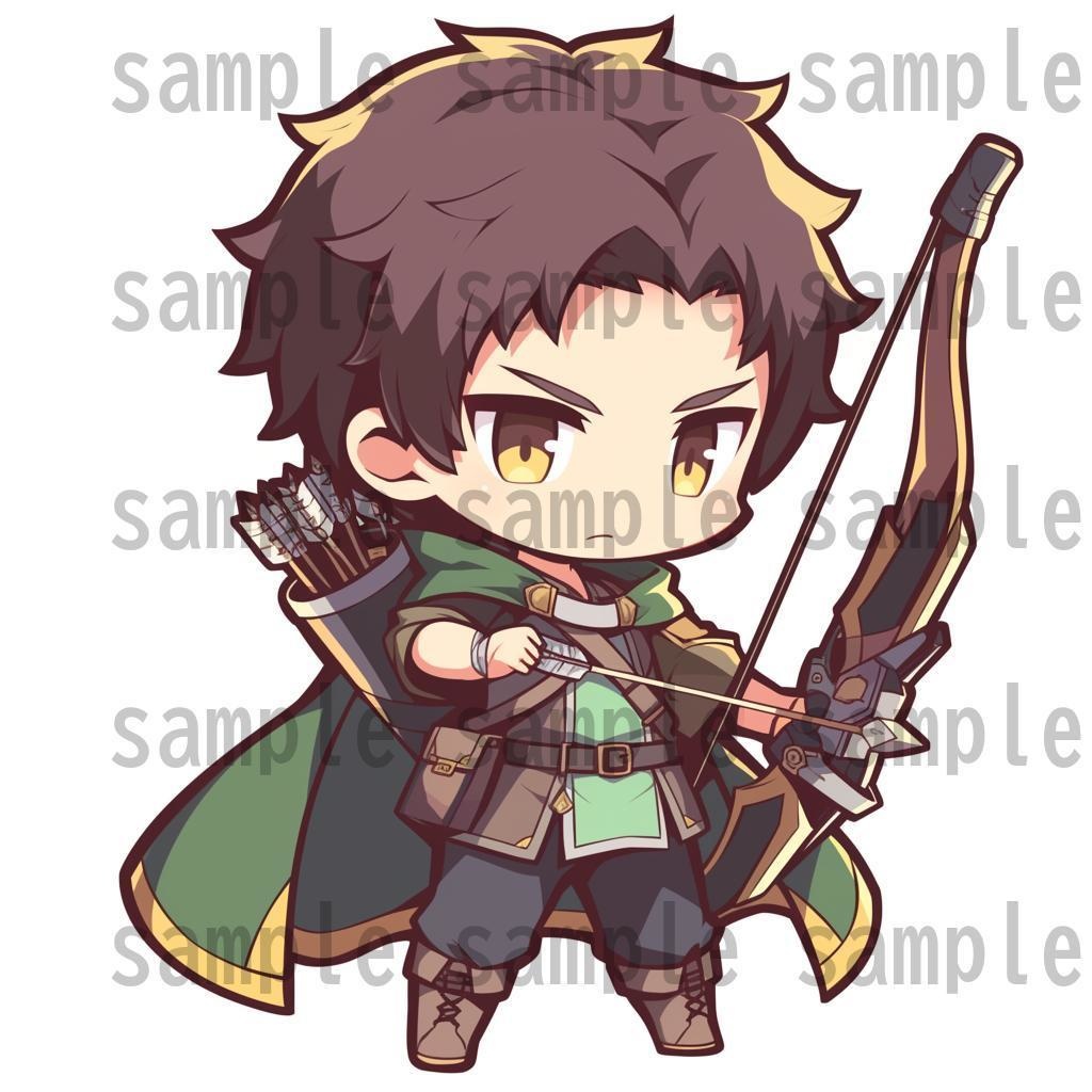 【92枚】RPG職業・ちびキャラ立ち絵イラスト/SDキャラ/二頭身【著作権フリー素材】TRPG