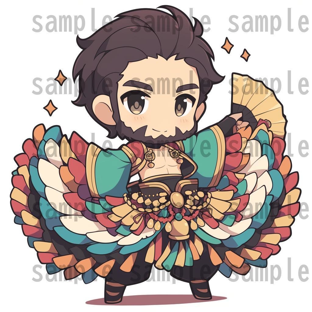 【92枚】RPG職業・ちびキャラ立ち絵イラスト/SDキャラ/二頭身【著作権フリー素材】TRPG