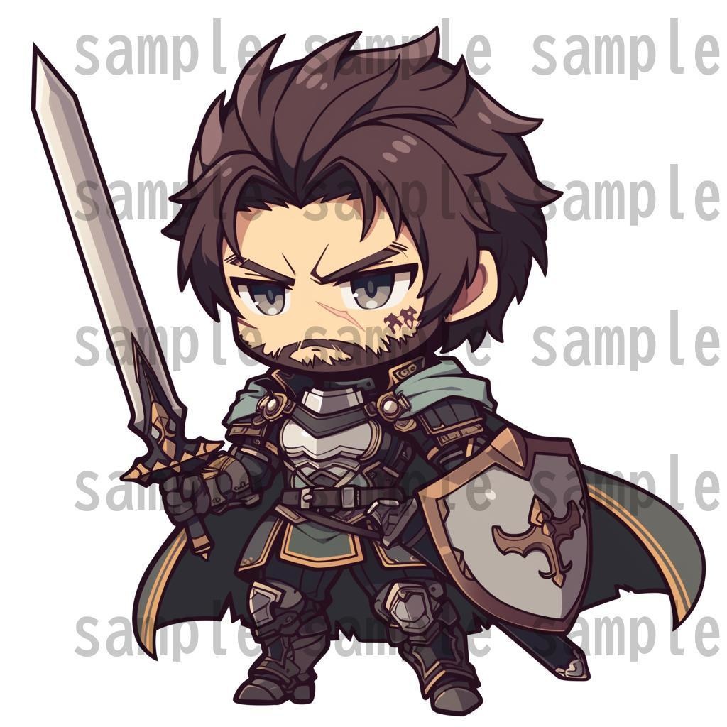 【92枚】RPG職業・ちびキャラ立ち絵イラスト/SDキャラ/二頭身【著作権フリー素材】TRPG