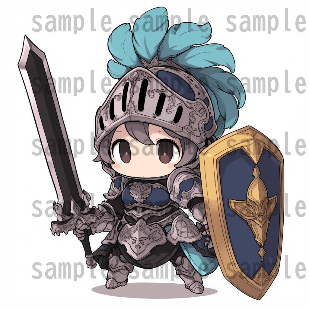 【92枚】RPG職業・ちびキャラ立ち絵イラスト/SDキャラ/二頭身【著作権フリー素材】TRPG