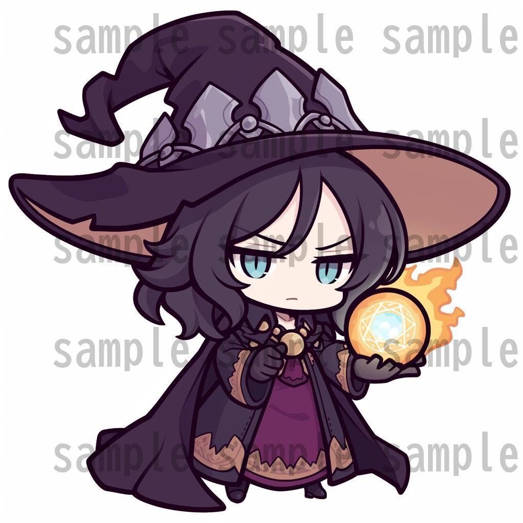 【92枚】RPG職業・ちびキャラ立ち絵イラスト/SDキャラ/二頭身【著作権フリー素材】TRPG